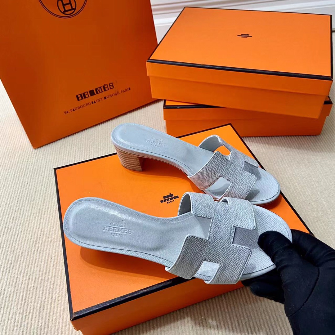 에르메스 올수공 오아시스 슬리퍼 샌들 앱송 24